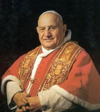 Retrato de San Juan XXIII papa